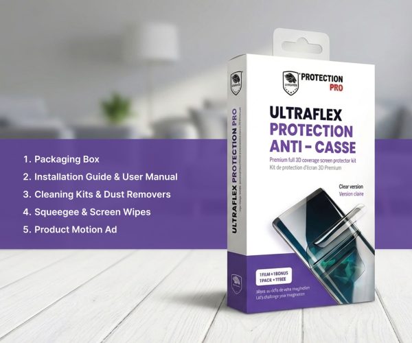 Screen Protector Box Packaging for Ultraflex Pro