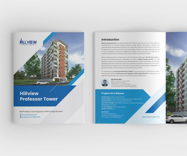 Real Estate Brochure Design for Hillview Housing Ltd